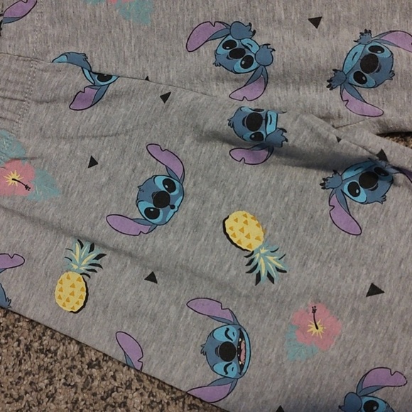 DISNEY Bottoms with Stitch Print - Picture 2 of 5